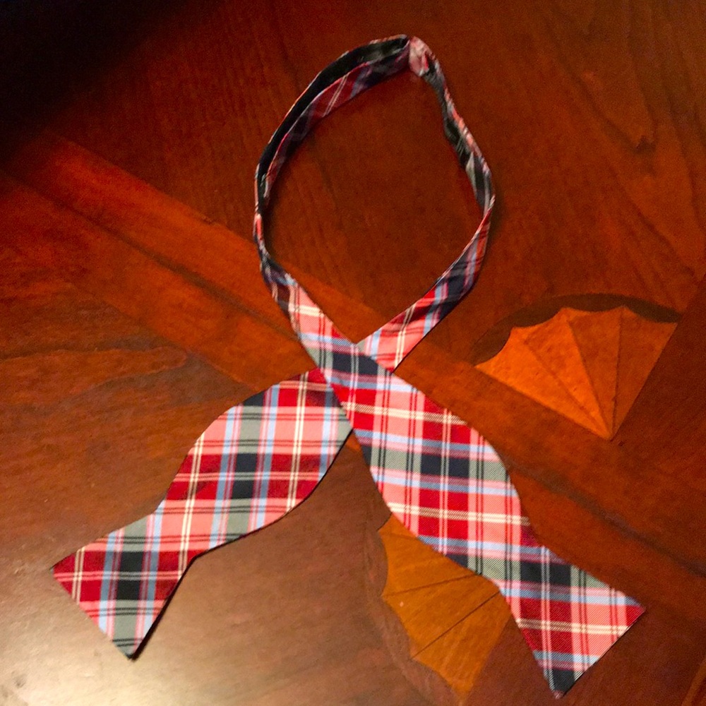 Jos A bank silk bow tie